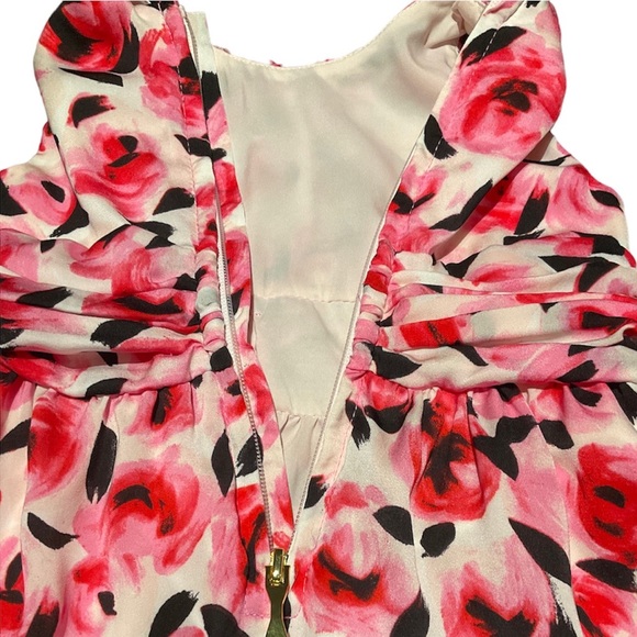 KATE SPADE NEW YORK GIRLS ROSE FLORAL DRESS TODDLER SZ 2T - Picture 6 of 6